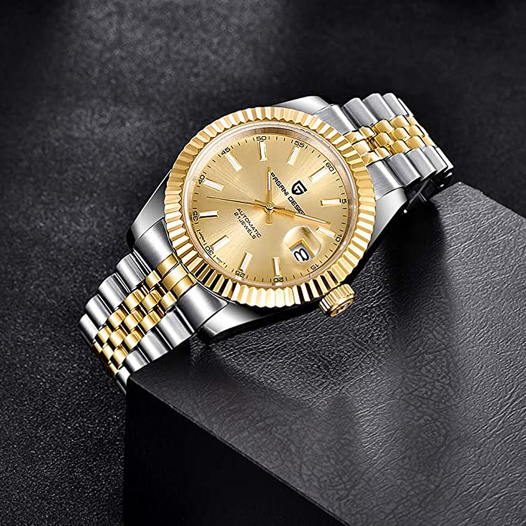 AutoWatch Royal Date Gold