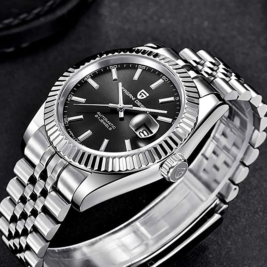 AutoWatch Royal Date Black