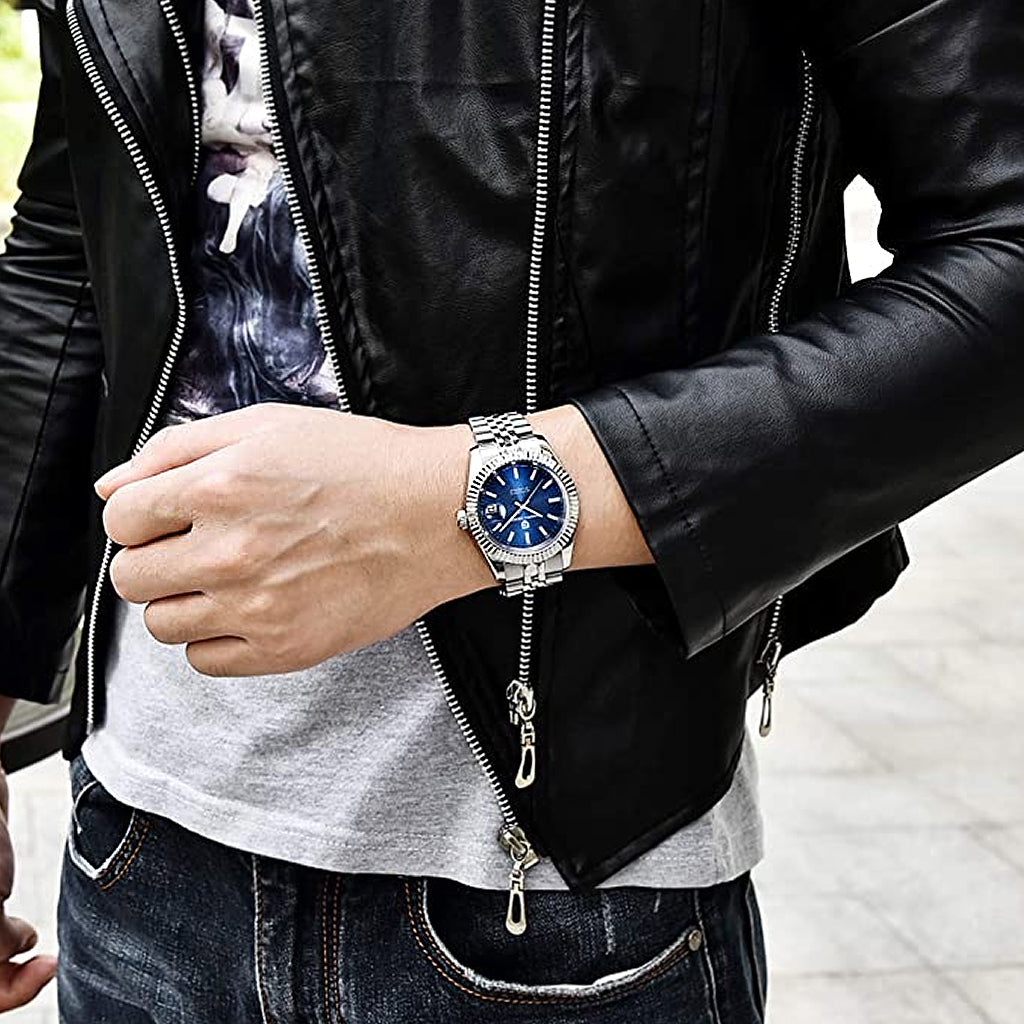 AutoWatch Royal Date Blue