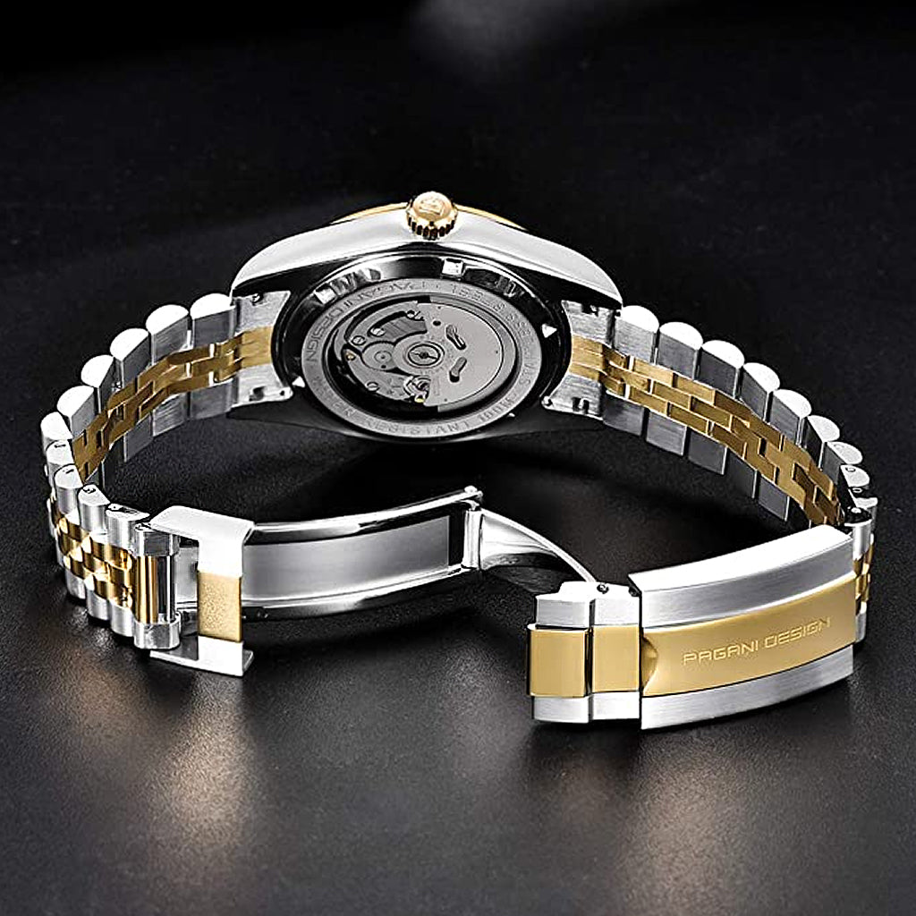 AutoWatch Royal Date Gold Black