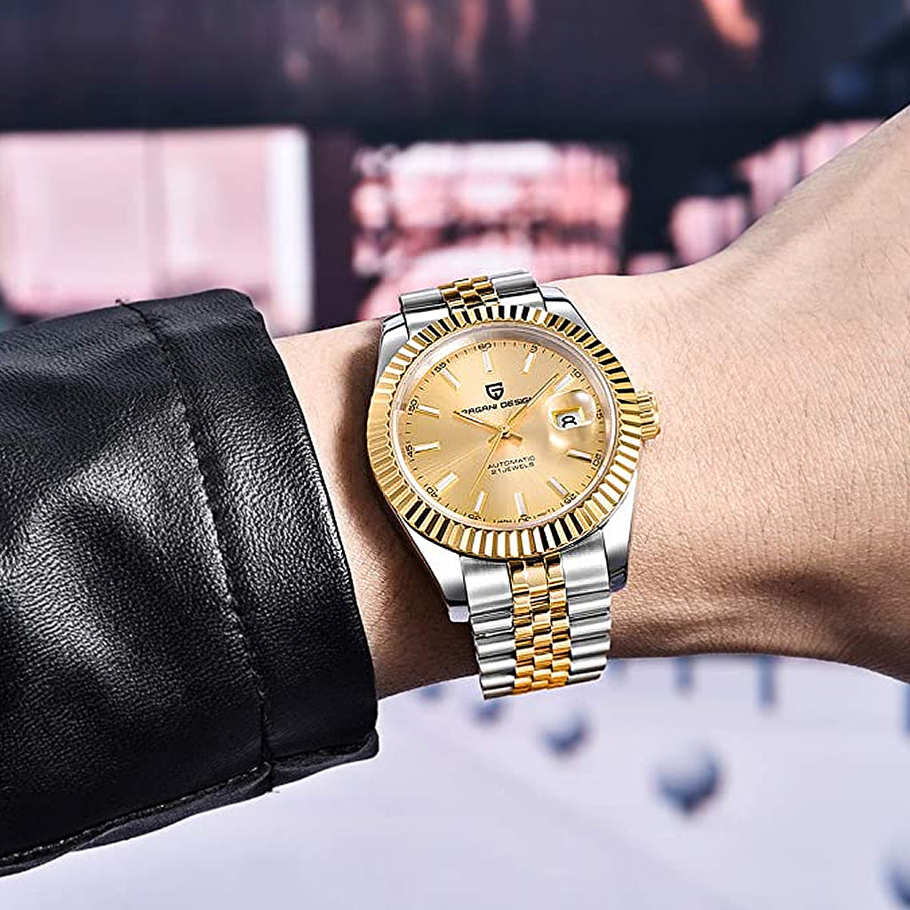 AutoWatch Royal Date Gold
