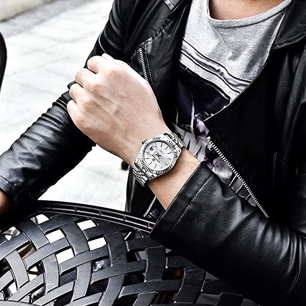 AutoWatch Royal Date Silver