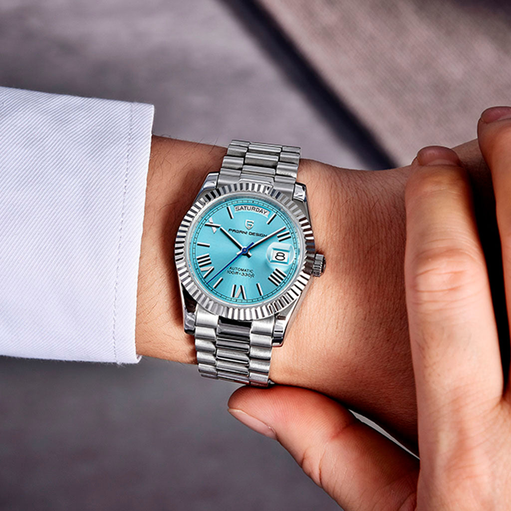 AutoWatch Supreme Date Sky Blue