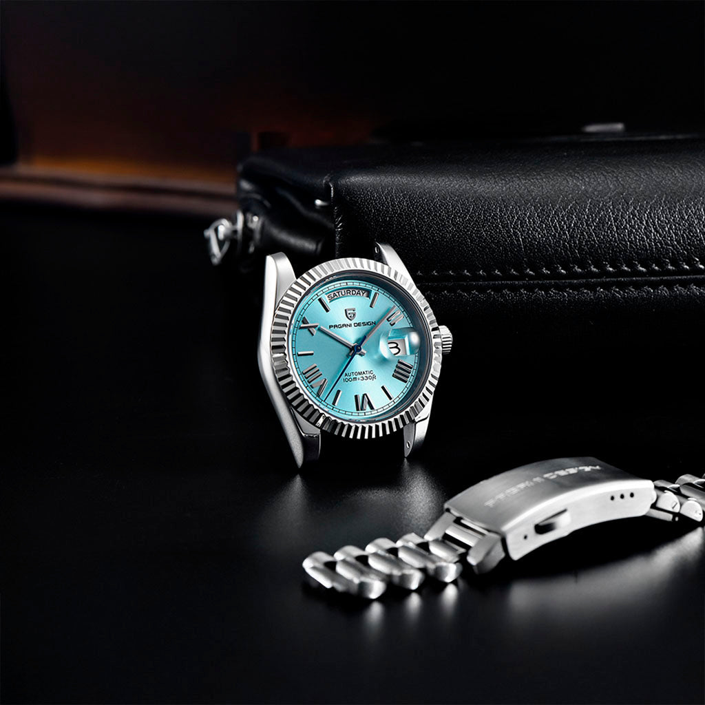 AutoWatch Supreme Date Sky Blue