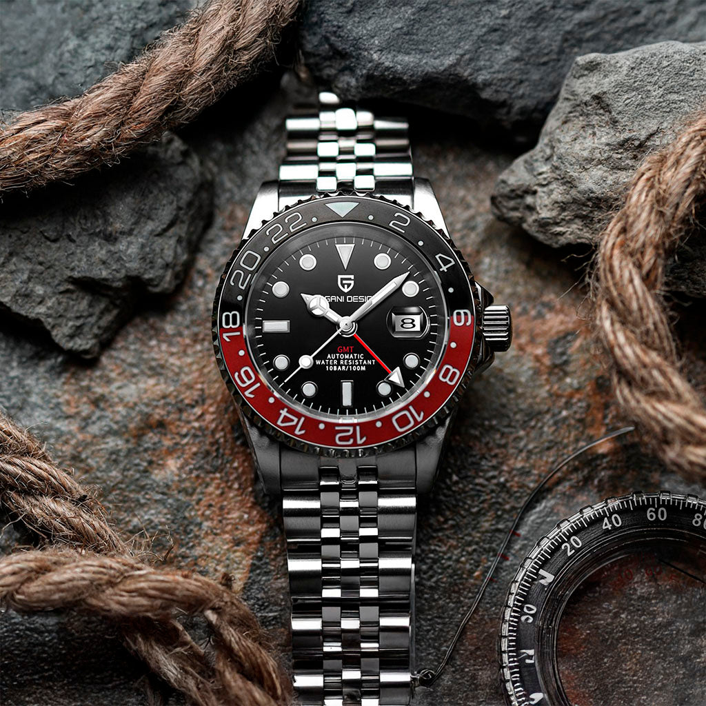 AutoWatch Skyborn Black and Red