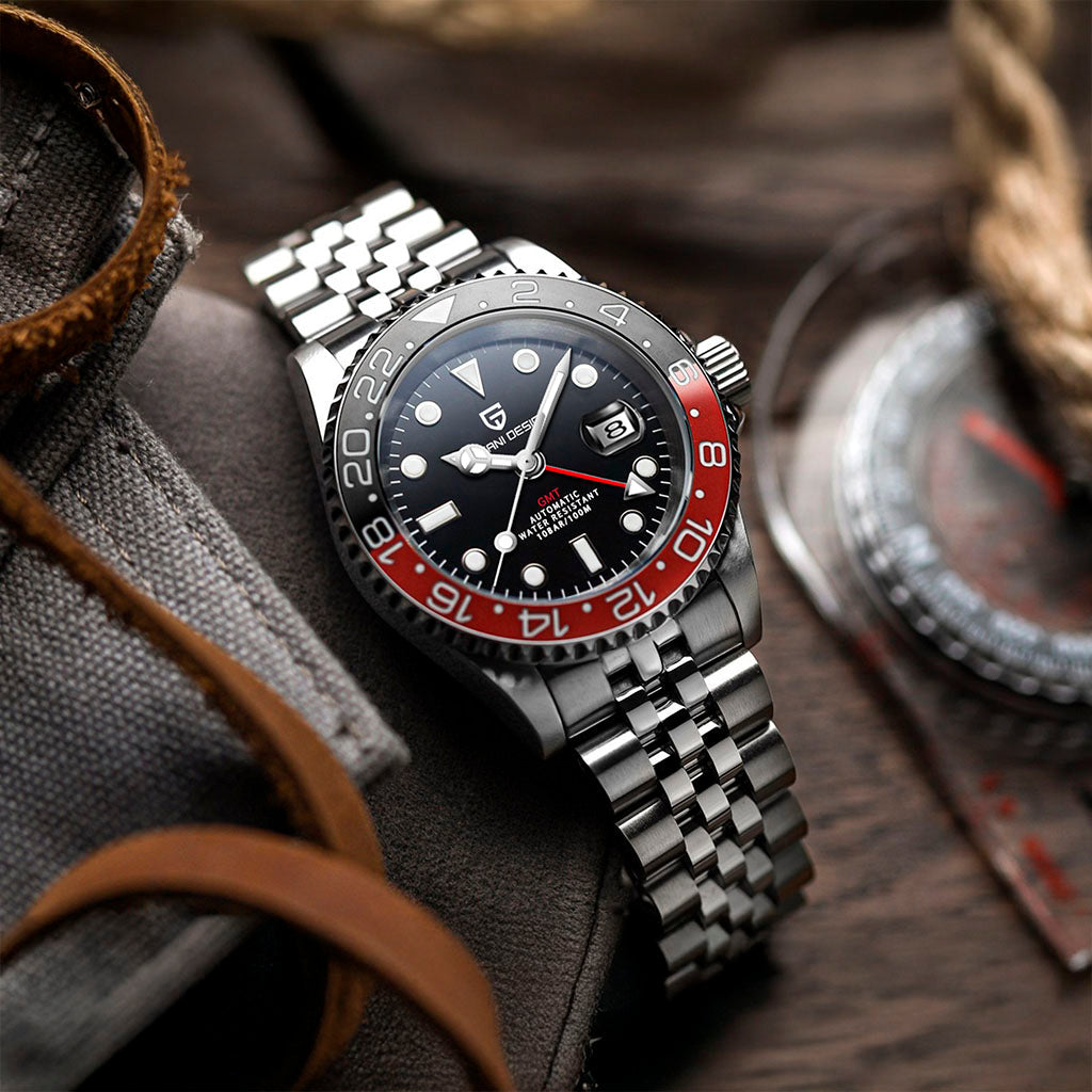 AutoWatch Skyborn Black and Red