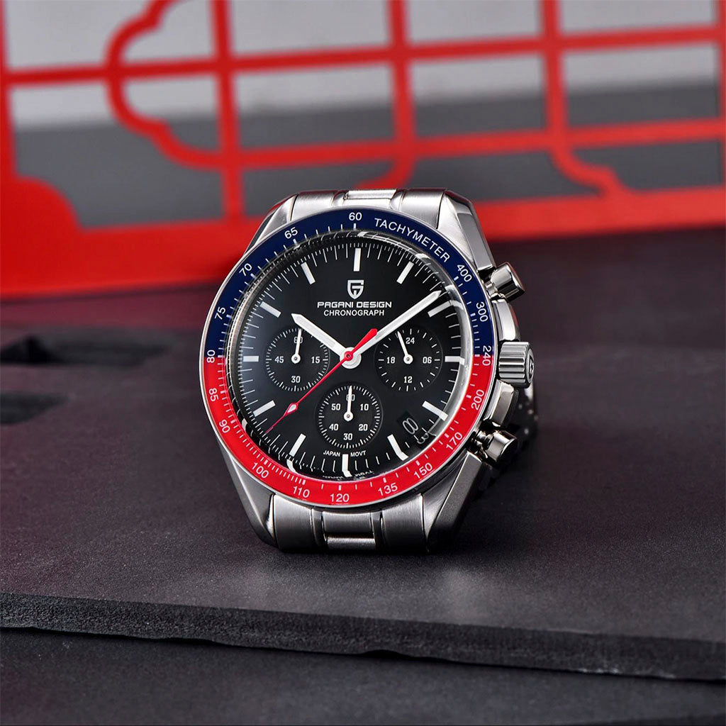 AutoWatch Speedster Black Red