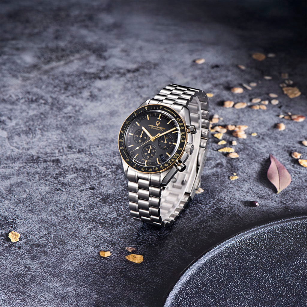 AutoWatch Speedster Golden Black
