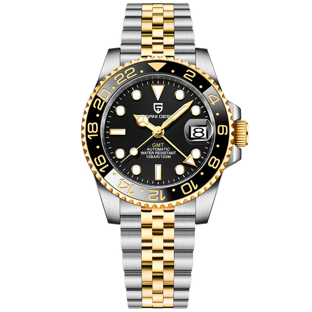 AutoWatch Skyborn Black Silver