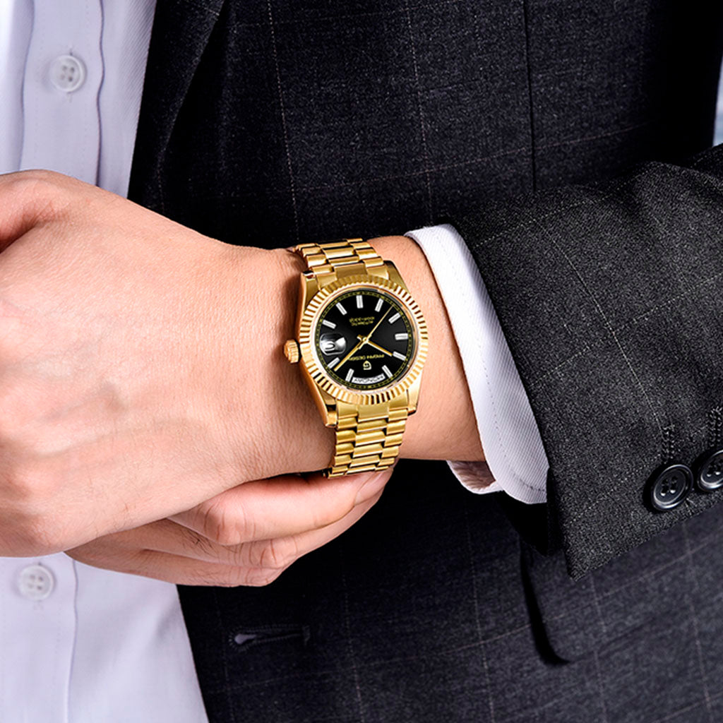 AutoWatch Supreme Date Gold